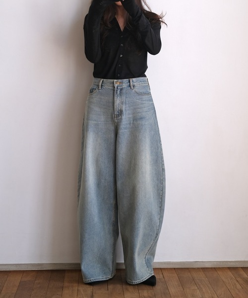 AKTE（アクテ） ジーンズ デニム デニムパンツ バギートップデニム