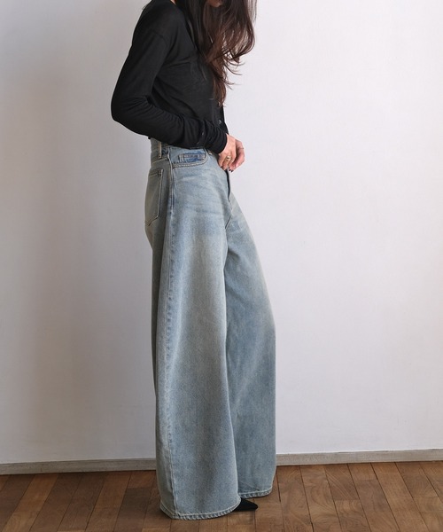 AKTE（アクテ） ジーンズ デニム デニムパンツ バギートップデニム