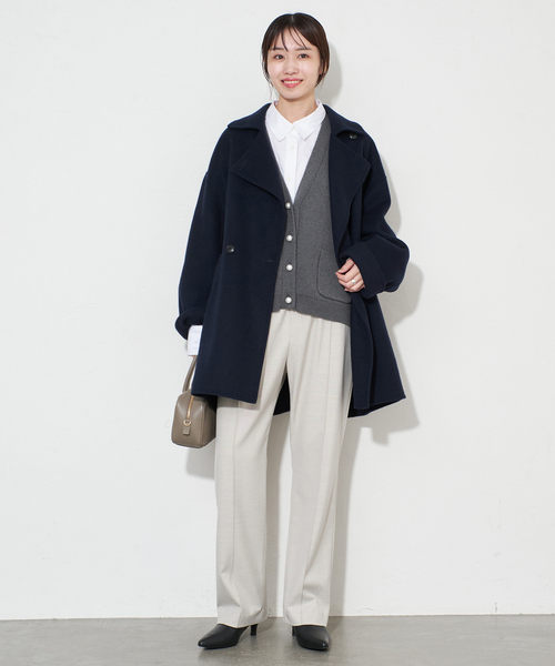 SLOBE IENA ベスト ジレ パールニットベスト レディース