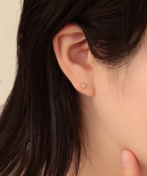 NOIR DE POUPEE（ノワールドプーペ） ピアス 「WEB限定」K10 誕生石