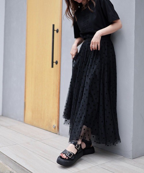 「SESTO」 フラットサンダル LL アイボリー レディース_画像8