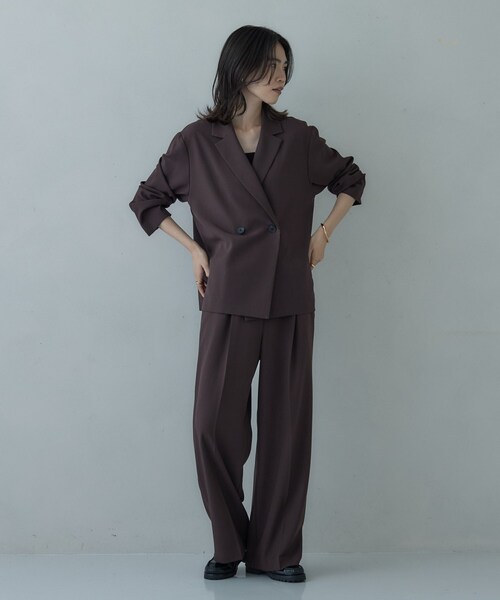 INDIVI GALLEST ジャケット テーラードジャケット Comfy SET UP