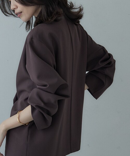 INDIVI GALLEST ジャケット テーラードジャケット Comfy SET UP