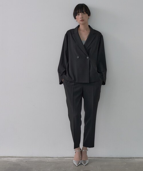 INDIVI GALLEST ジャケット テーラードジャケット Comfy SET UP
