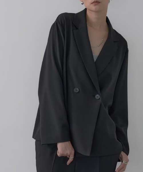 INDIVI GALLEST ジャケット テーラードジャケット Comfy SET UP
