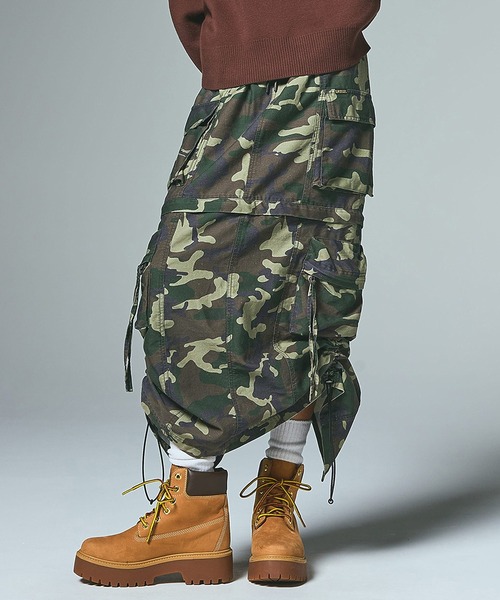 ロング スカート CONVERTIBLE CARGO SKIRT | X-girl | 03