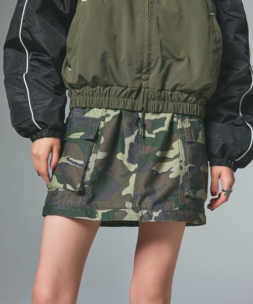 X-girl（エックスガール） スカート CONVERTIBLE CARGO SKIRT