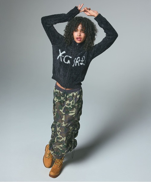 X-girl（エックスガール） スカート CONVERTIBLE CARGO SKIRT