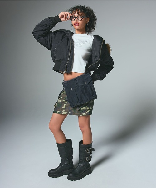 ロング スカート CONVERTIBLE CARGO SKIRT | X-girl | 12