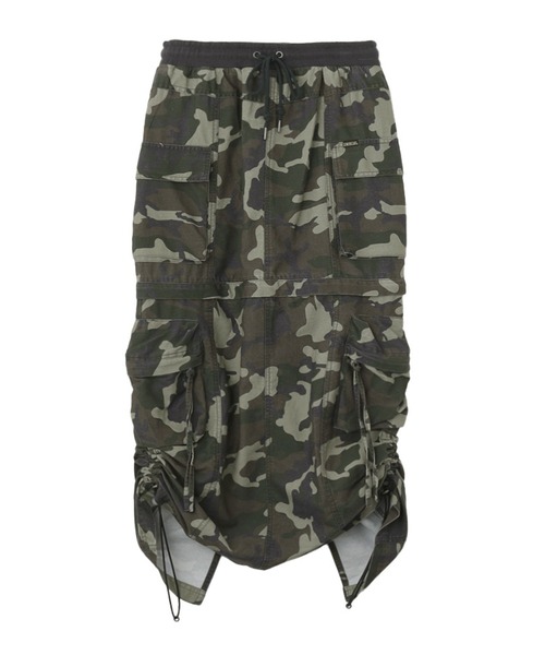 X-girl 2wayカーゴスカート X-girl（エックスガール） スカート CONVERTIBLE CARGO SKIRT