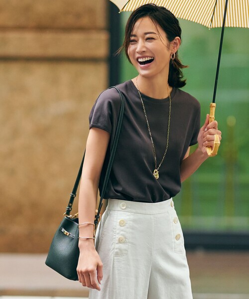 23区（ニジュウサンク） 半袖Tシャツ 38 グレー レディース : ZOZOTOWN