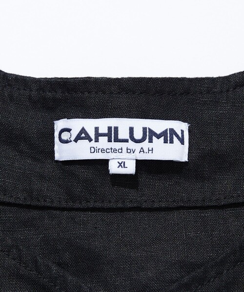 「CAHLUMN」 半袖シャツ LARGE ブラック メンズ_画像7