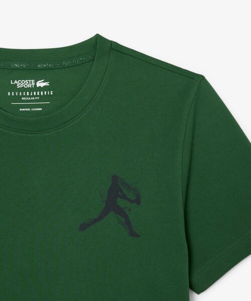 LACOSTE（ラコステ） tシャツ 「ノバク・ジョコビッチ」ドライTシャツ