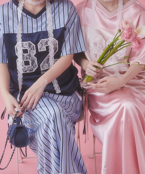 「WC」 半袖チュニック FREE ピンク レディース_画像4