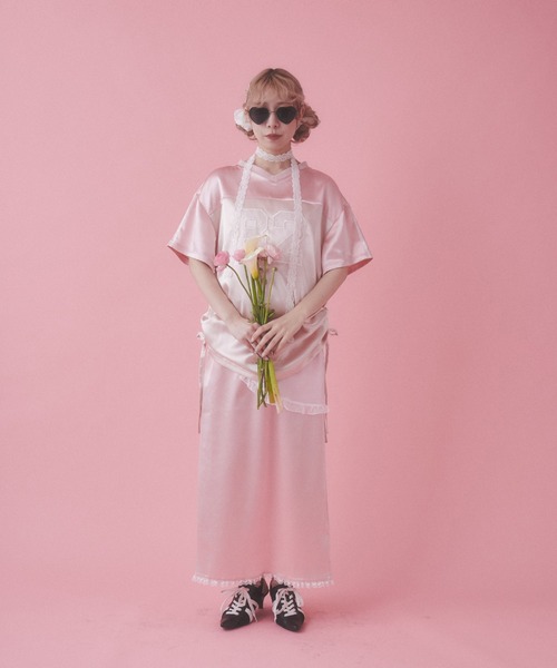 「WC」 半袖チュニック FREE ピンク レディース_画像5