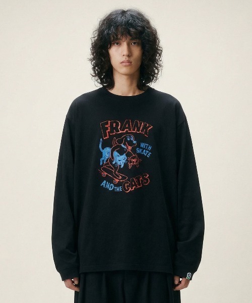 rehacer（レアセル） tシャツ : Chill Friends L/S T-Shirt / チル
