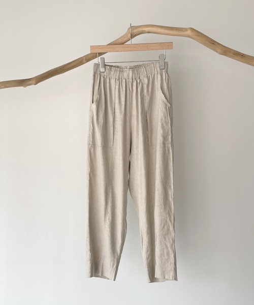 「CANAL JEAN」 「rcw」イージーパンツ 36 ナチュラル レディースの画像