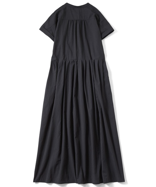 「Live in comfort」 半袖ワンピース 3L ブラック レディース_画像3