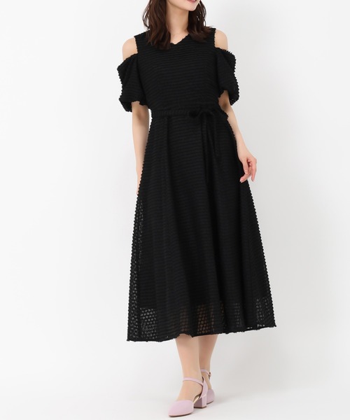 「MISCH MASCH」 半袖ワンピース S ブルー レディース_画像3