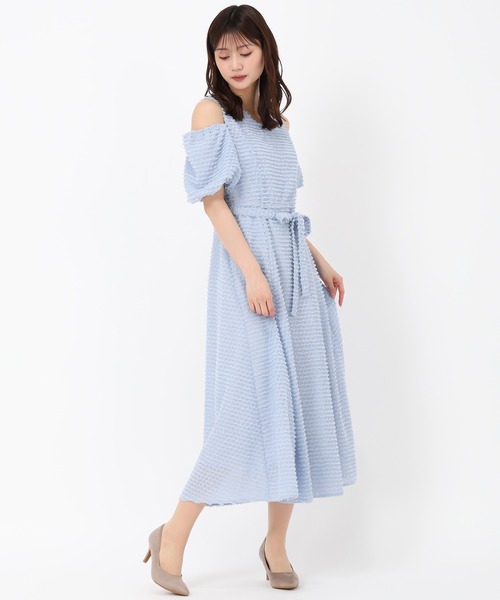 「MISCH MASCH」 半袖ワンピース S ブルー レディース_画像9