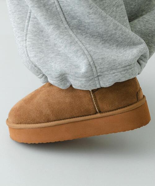 RODE SKO（ロデスコ） ブーツ 撥水フラッフィームートンブーツ