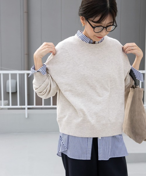 [URBAN RESEARCH DOORS] тренировочный cut and sewn MEDIUM темно-синий женский 