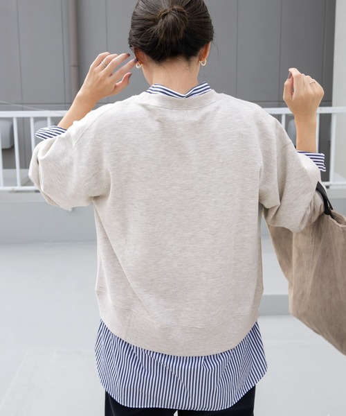 [URBAN RESEARCH DOORS] тренировочный cut and sewn MEDIUM темно-синий женский 