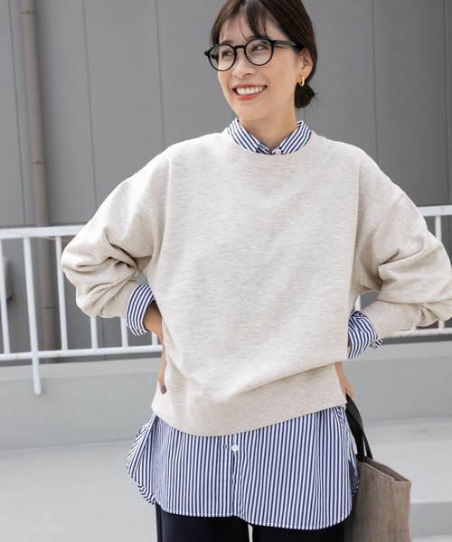 [URBAN RESEARCH DOORS] тренировочный cut and sewn MEDIUM темно-синий женский 