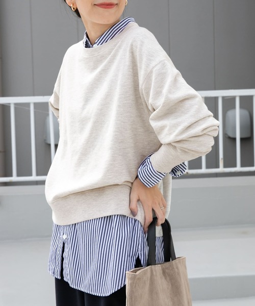 [URBAN RESEARCH DOORS] тренировочный cut and sewn MEDIUM темно-синий женский 