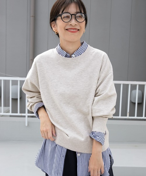 [URBAN RESEARCH DOORS] тренировочный cut and sewn MEDIUM темно-синий женский 