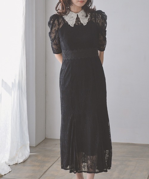 「Kana」 半袖ワンピース M アッシュブラウン レディース_画像7