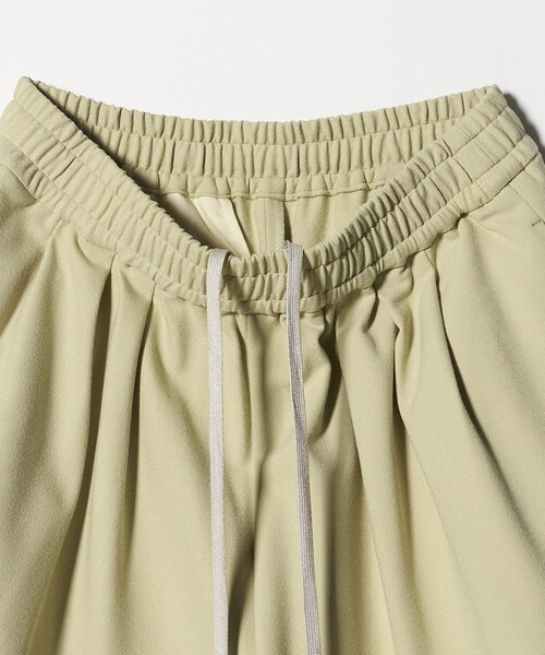 BEAUTY＆YOUTH UNITED ARROWS パンツ 裏起毛ジョーゼット ワイドパンツ