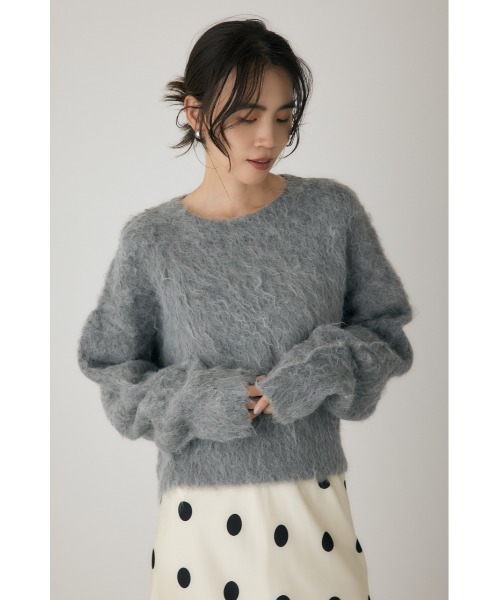 crie conforto ニット セーター シャギープルオーバー ニット / 長袖