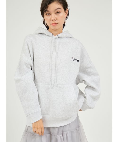 emmi トレーナー スウェット カレッジワイドボディフーディ レディース