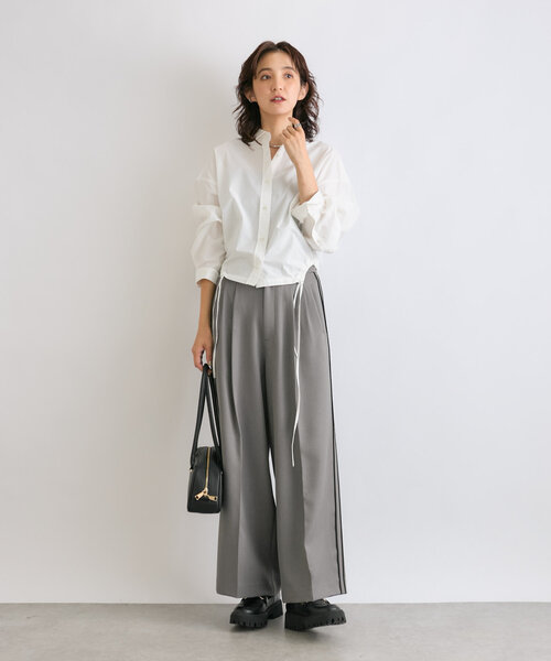 「RIVE DROITE」 パンツ 38 グレー レディース_画像2