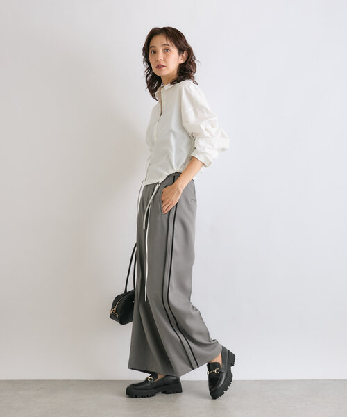 「RIVE DROITE」 パンツ 38 グレー レディース_画像4