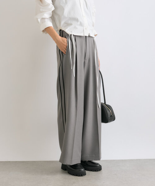 「RIVE DROITE」 パンツ 38 グレー レディース_画像6