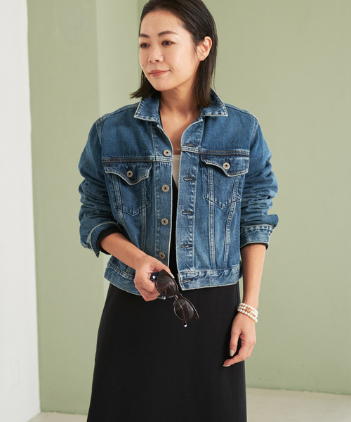 plage（プラージュ） デニムジャケット FREE ネイビー レディース