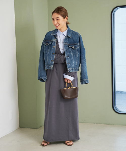 plage（プラージュ） デニムジャケット FREE ネイビー レディース