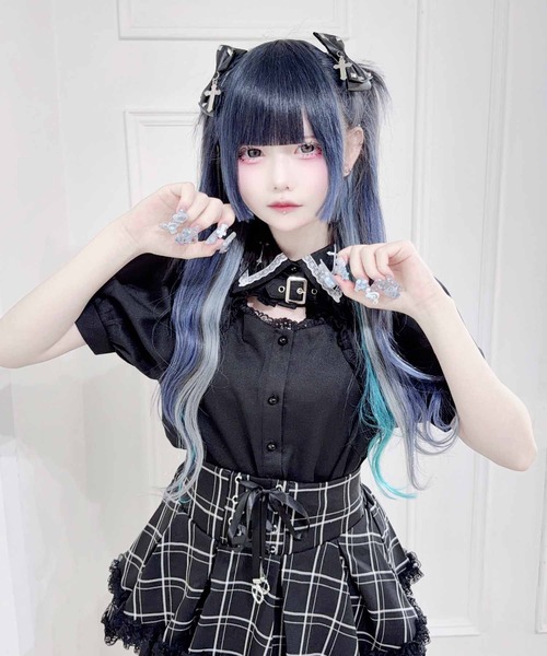 MA*RS（マーズ） tシャツ 胸開きクロス刺繍ブラウス レディース