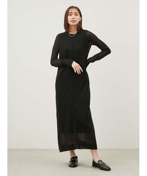 Mila Owen（ミラオーウェン） ニットワンピース 0 ブラック レディース