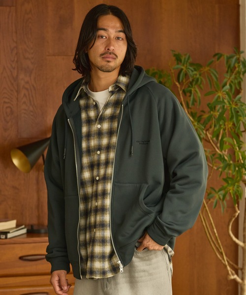 THE CRAFT CREW PRODUCTS パーカー 裏ボアフリース ボックスシルエット