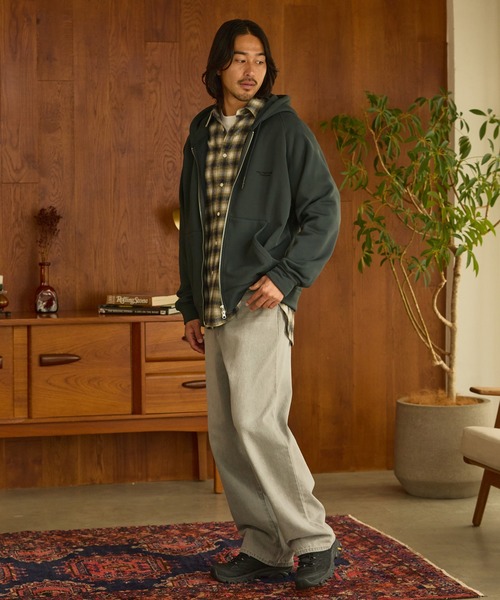 THE CRAFT CREW PRODUCTS パーカー 裏ボアフリース ボックスシルエット