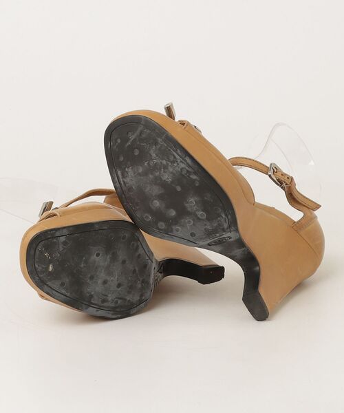 TOD'S（トッズ） ヒールサンダル 35.5 ブラウン レディース : ZOZOTOWN
