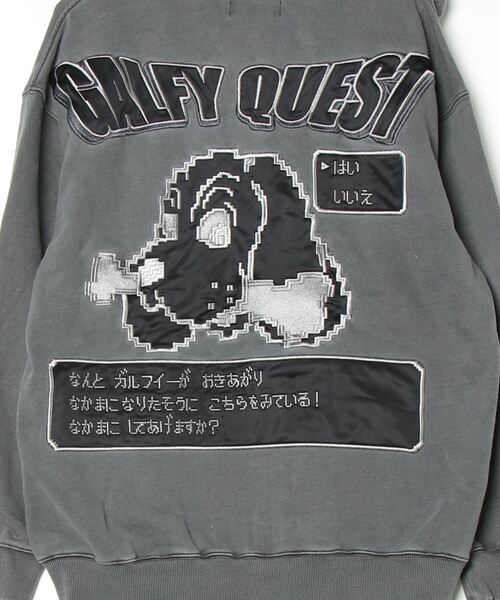 GALFY（ガルフィー） ジップアップパーカー L グレー メンズ