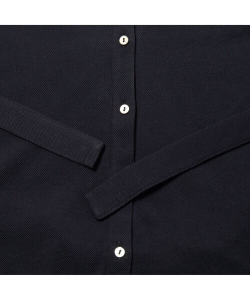 LACOSTE（ラコステ） 7分袖ワンピース 34 ブラック レディース