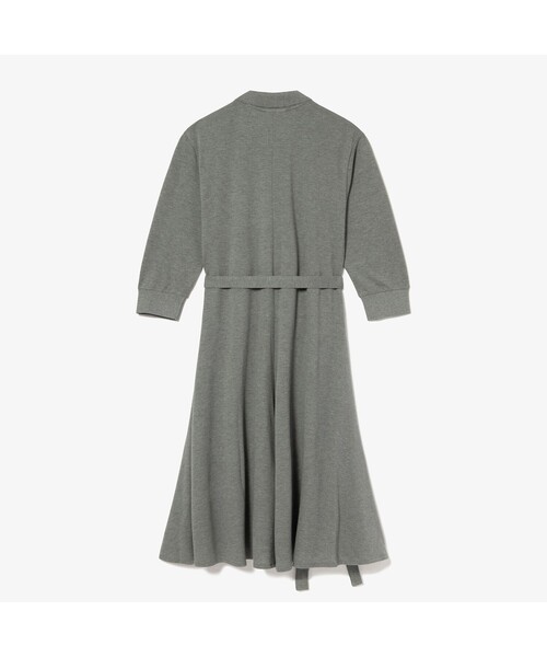 LACOSTE（ラコステ） 7分袖ワンピース 34 ブラック レディース