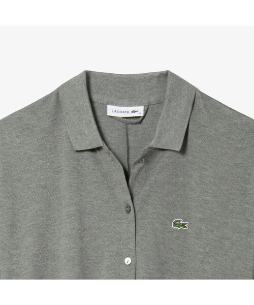 LACOSTE（ラコステ） 7分袖ワンピース 34 ブラック レディース