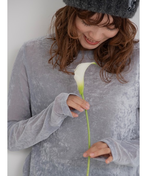 「jumelle」 長袖カットソー MEDIUM グレー レディース_画像2