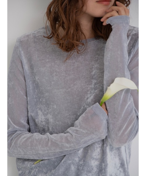 「jumelle」 長袖カットソー MEDIUM グレー レディース_画像3